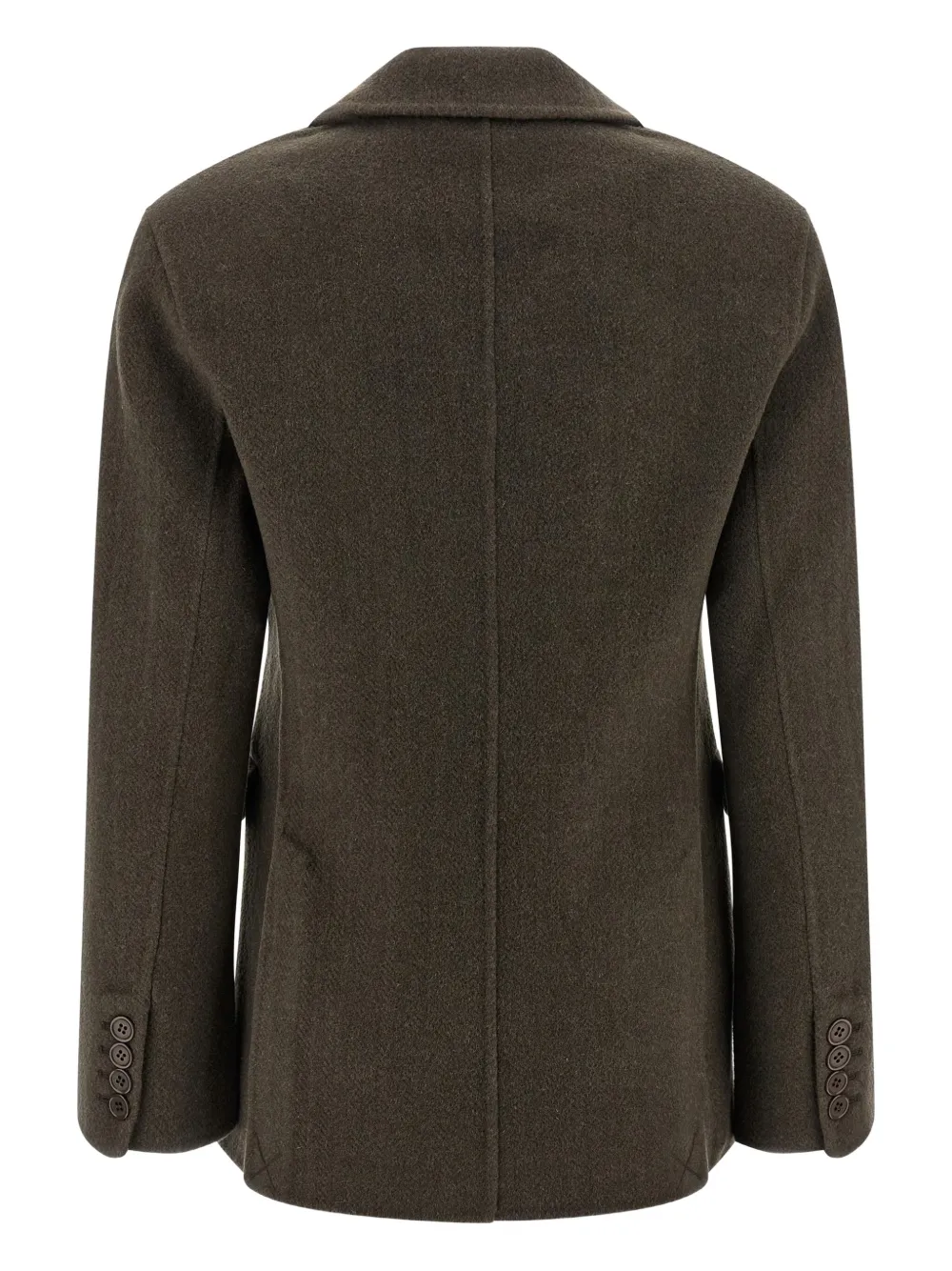P.a.r.o.s.h Legend Double-breasted Wool Coat In Brown