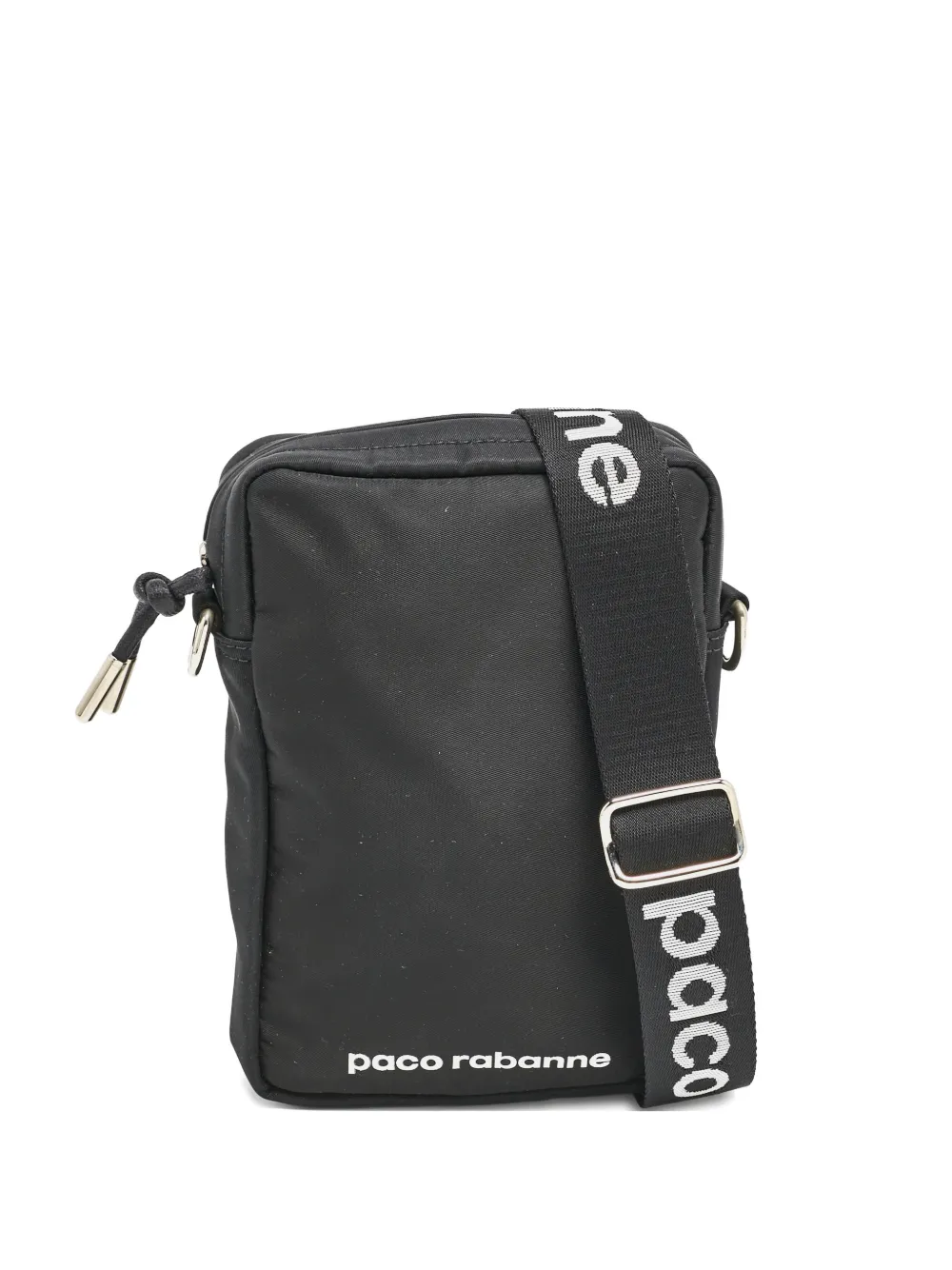 Paco Rabanne Pre-Owned Borsa a tracolla con logo - Nero
