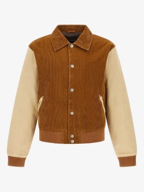Wales Bonner Homecoming  corduroy baseball jacket