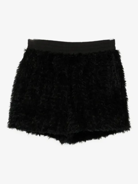 Walter Van Beirendonck pile-texture shorts
