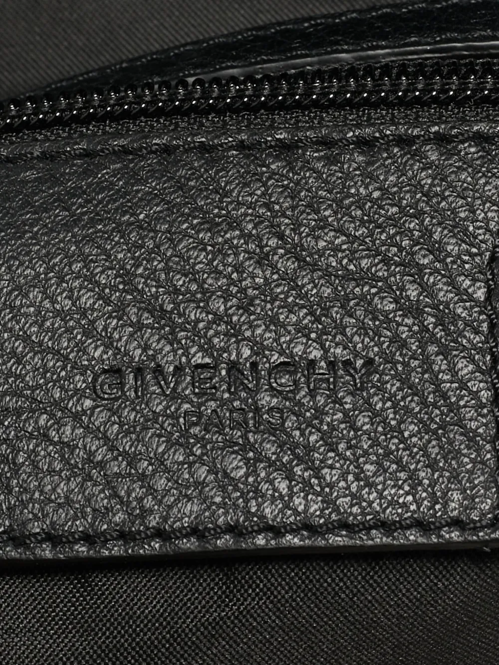 Pre-owned Givenchy Lion-print Backpack In Black