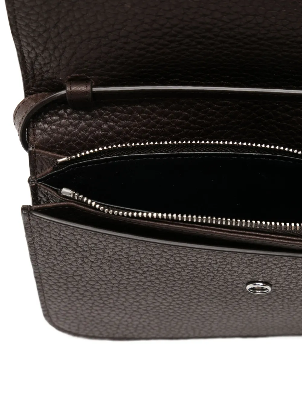 Lemaire Soft Tab Shoulder Bag In Black