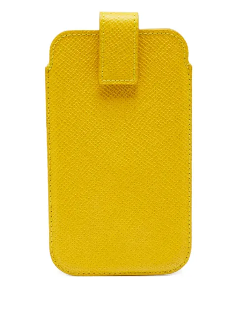 Smythson leather phone cover