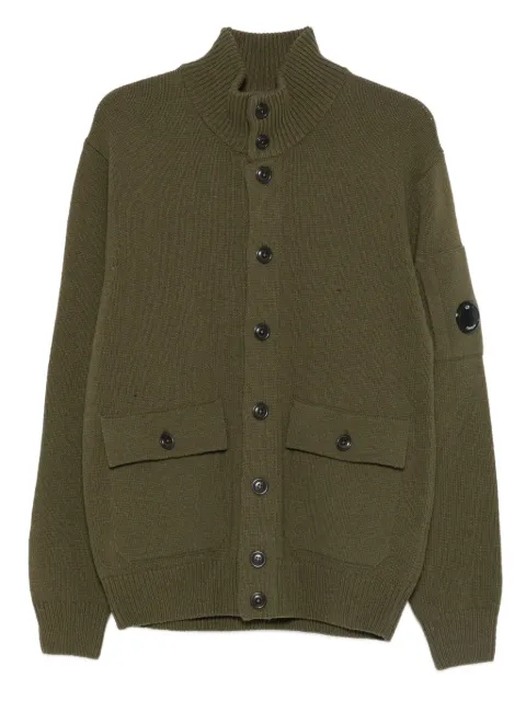 C.P. Company lens-detail pocket cardigan