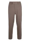 Paolo Pecora elastic-waistband trousers - Brown