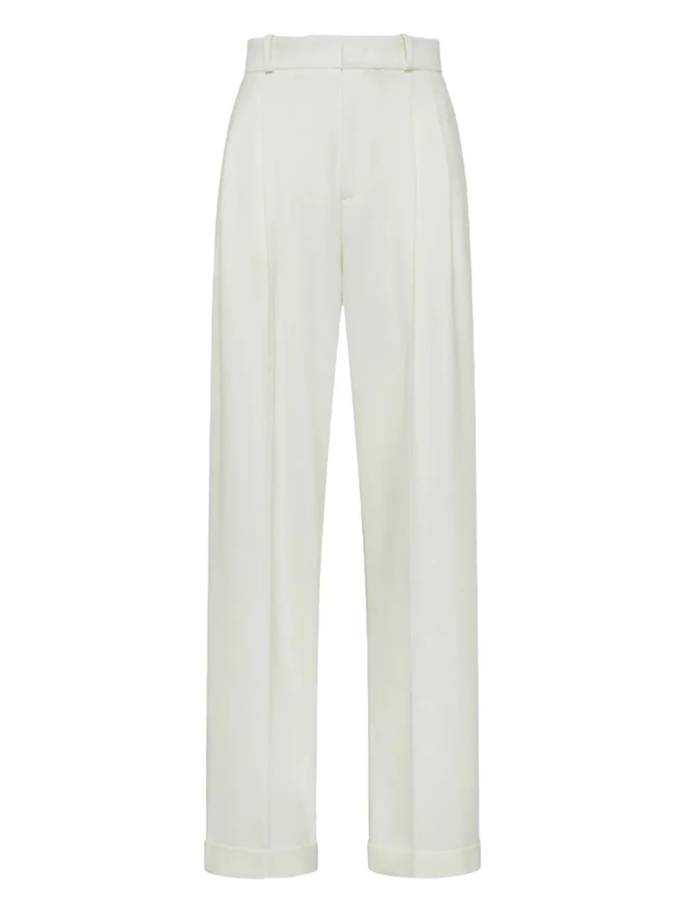 Peuterey Pantalone Sartoriale In Misto Lana Bianco In Purple
