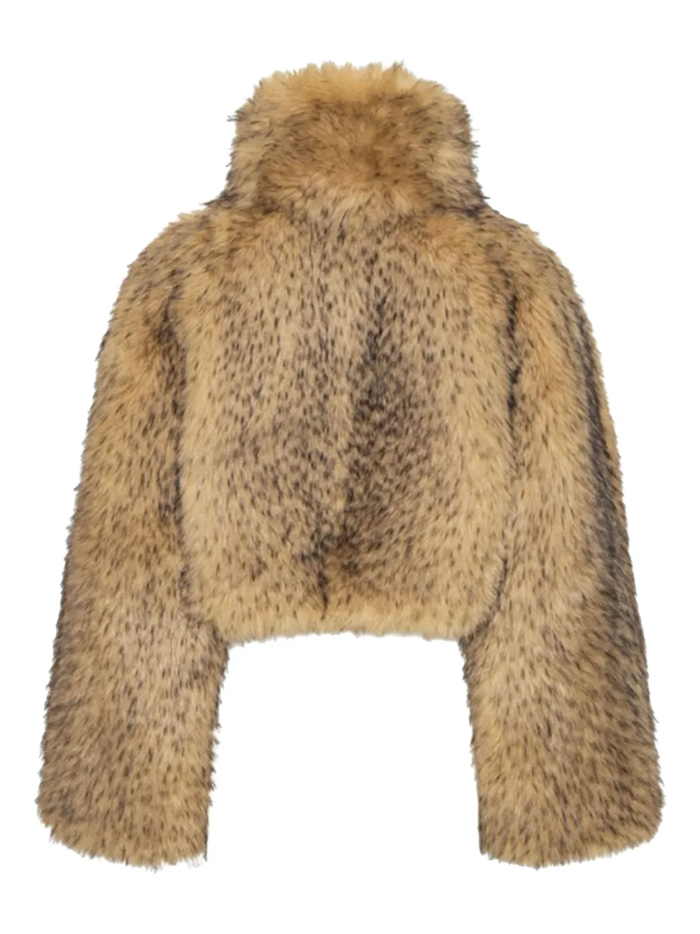 Rotate Birger Christensen Giacca Corta In Pelliccia Sintetica Beige In Gold