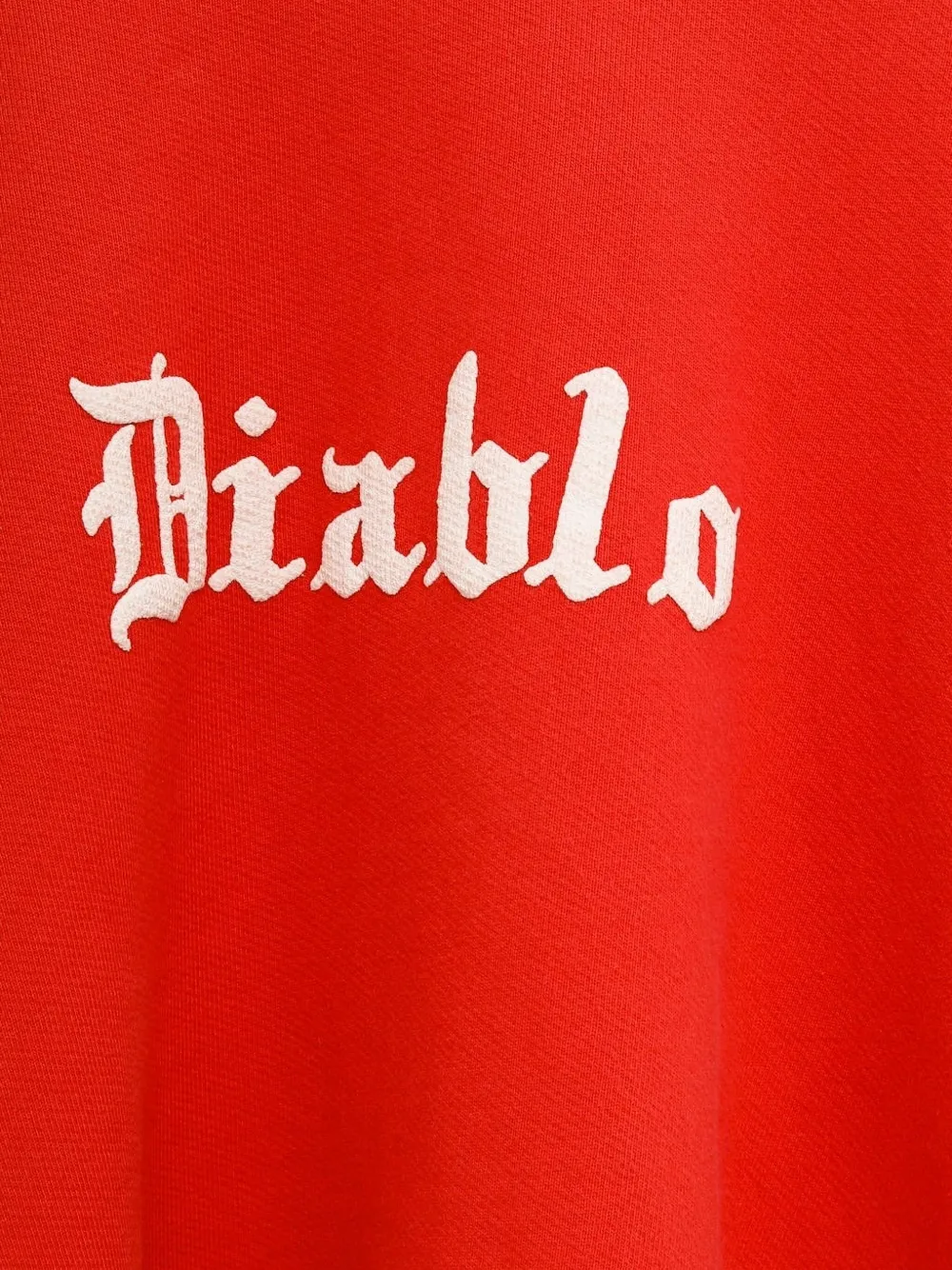 Willy Chavarria Diablo-embroidered Sweatshirt In Red