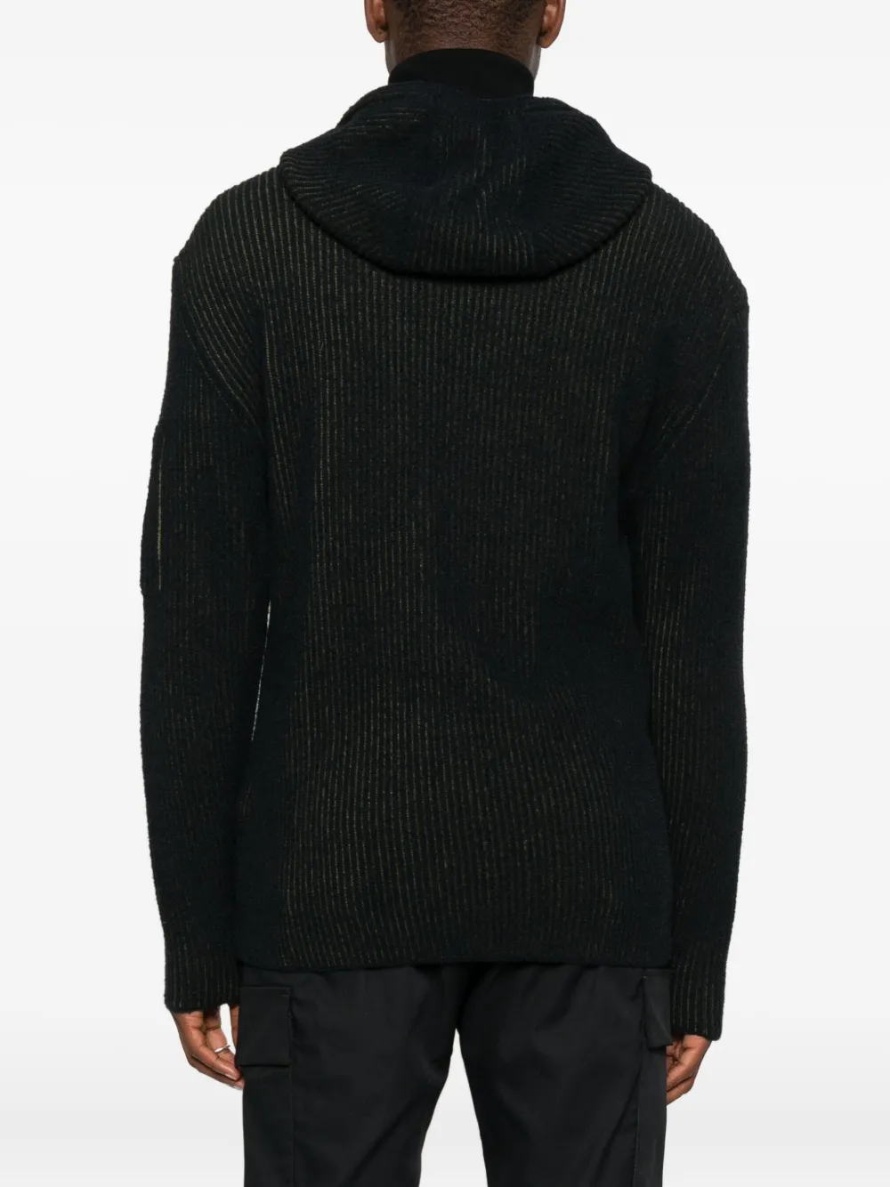 C.P. Company Hoodie met Lens-detail Zwart