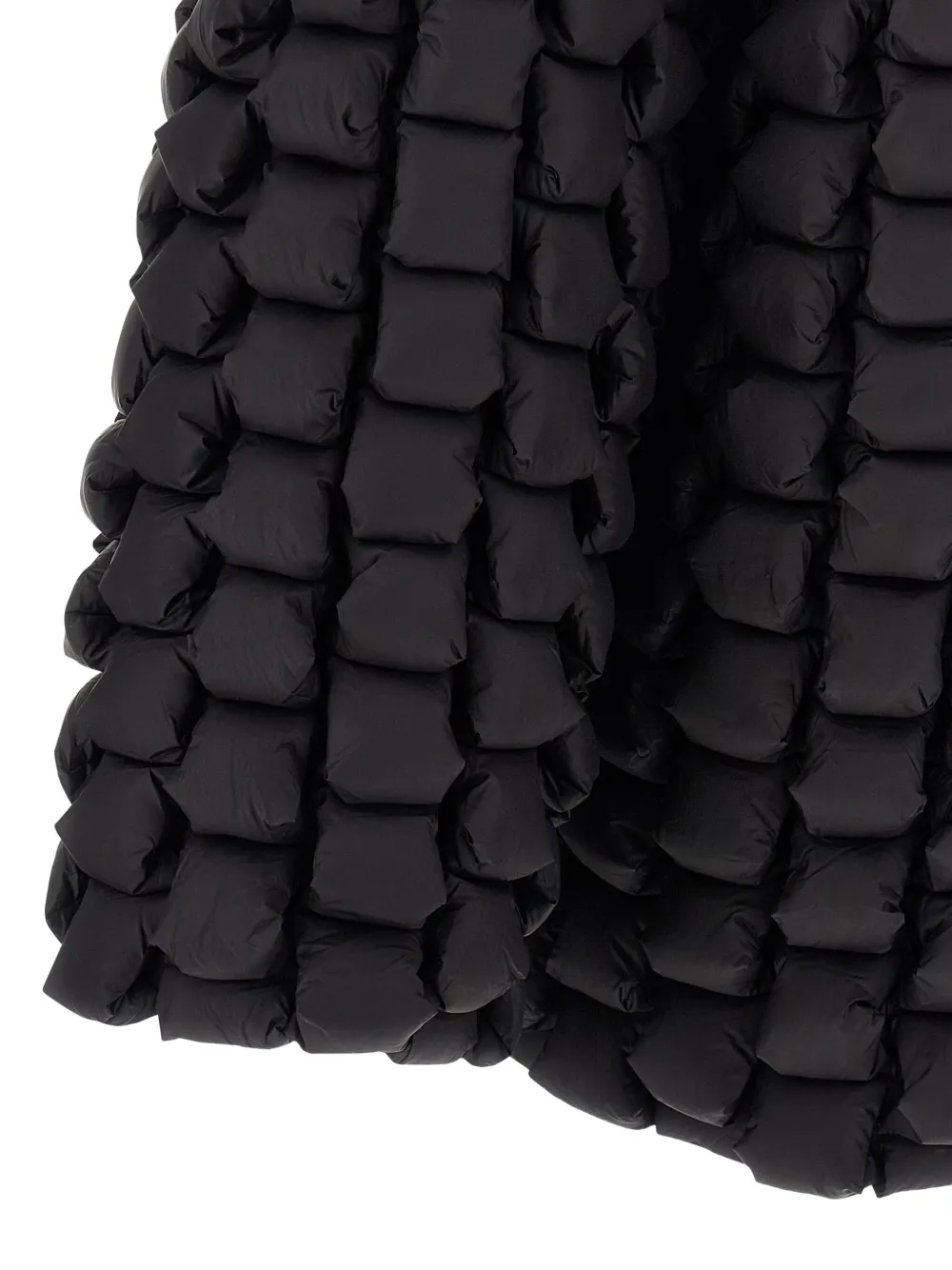 Raxxy 3d-structure Braided Nylon Jacket In Black