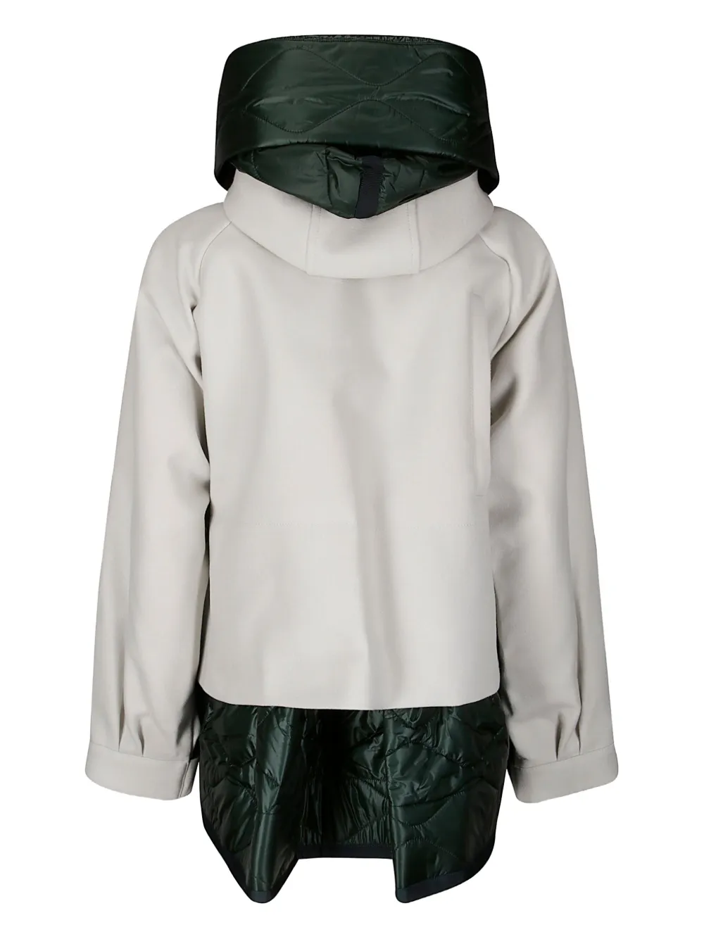 Sacai Mixed Media Blouson Jacket In Multi