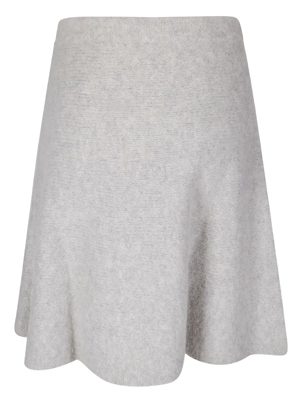 SAMSOE SAMSOE Rok met elastische tailleband - Grijs