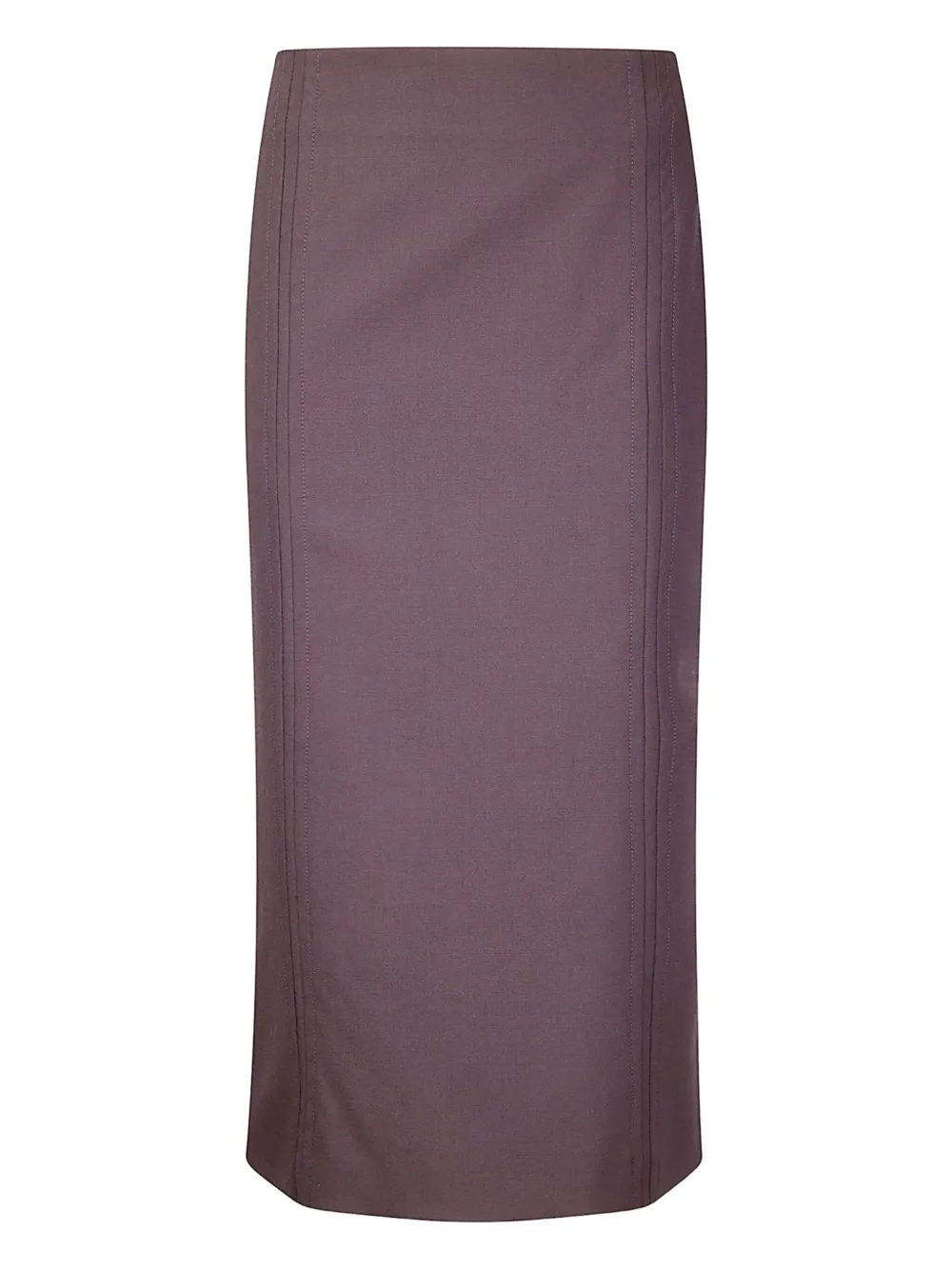MM6 Maison Margiela パネル スカート - BURGUNDY MM6 Maison Margiela パネル スカート - BURGUNDY