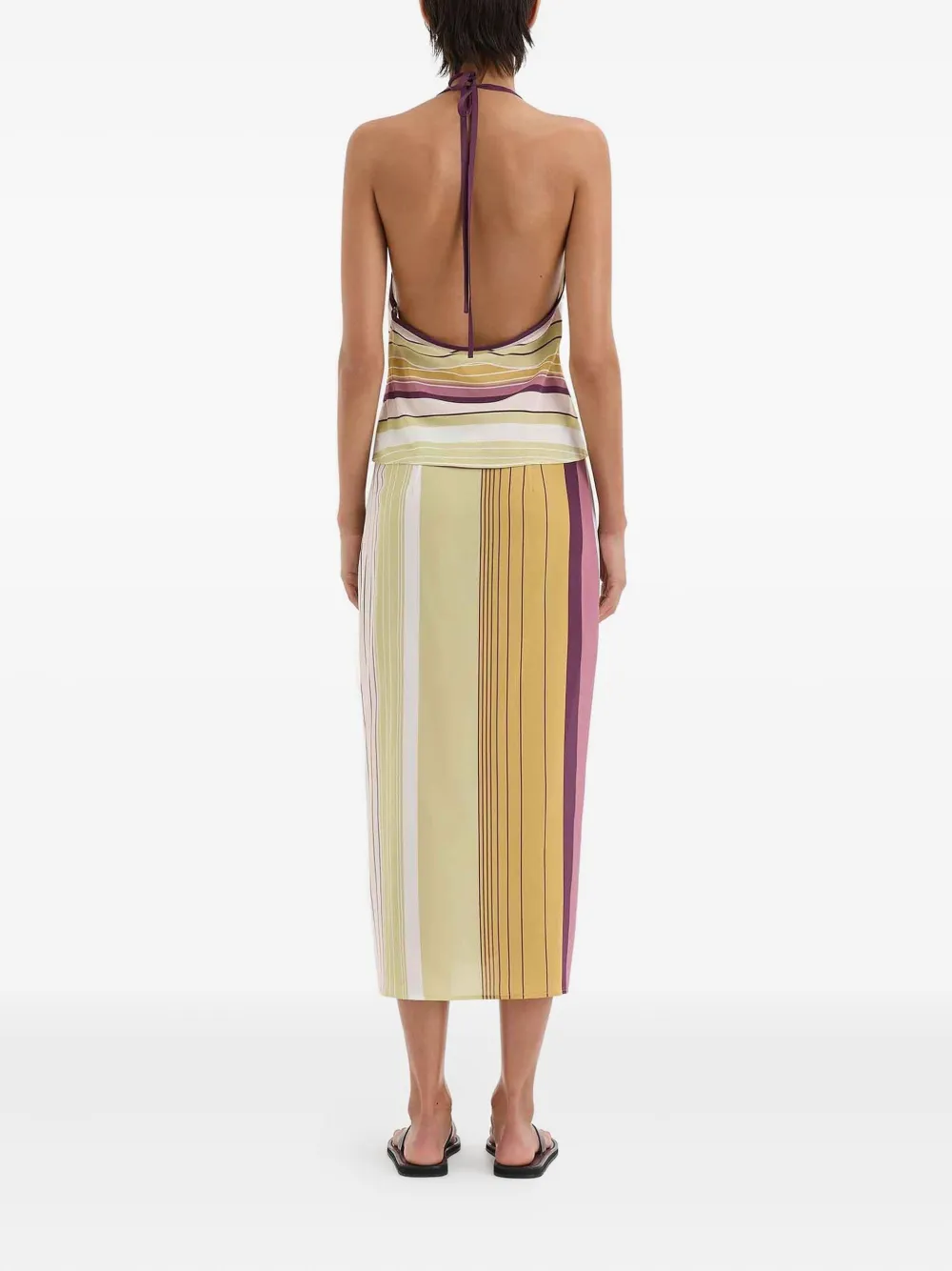 SIR. Fontana top met halternek Geel