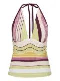 SIR. Fontana halterneck top - Yellow