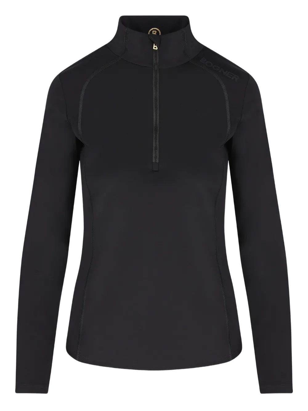BOGNER high-neck zip-up top | Black | Image 1