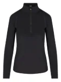 BOGNER high-neck zip-up top - Black