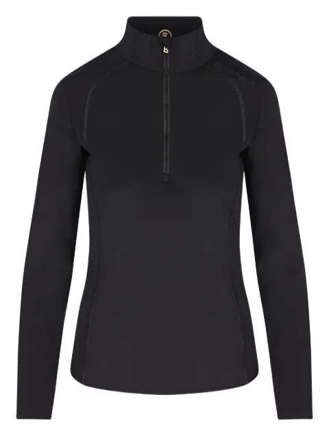 BOGNER high-neck zip-up top