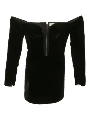 Robe NINA RICCI En Soie Noire - Manches Coiffeuse Plissées, Taille 40 - Neuf étiquettes