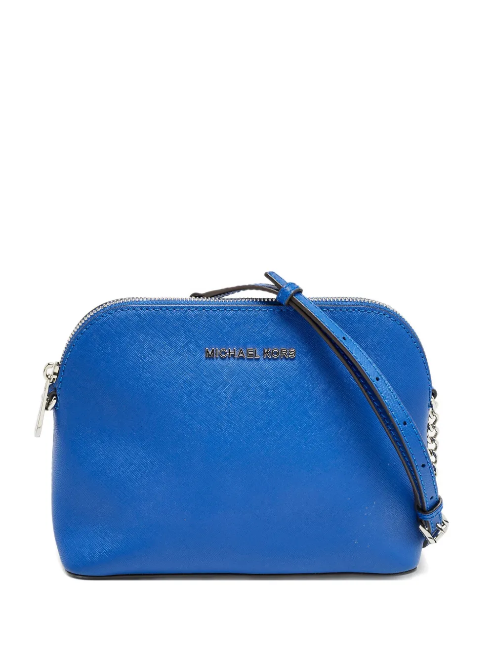Michael Michael Kors Cindy leather cross body bag - Blu