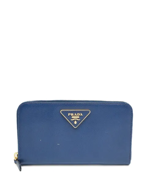 Prada Pre-Owned Saffiano-leather logo wallet