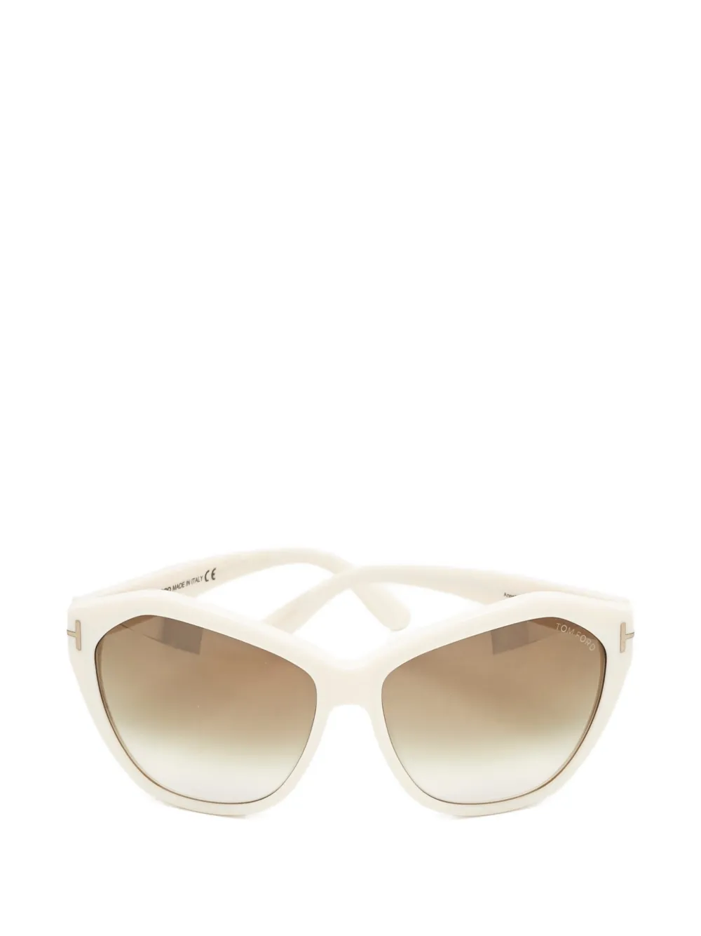 Tom Ford Vintage butterfly-frame sunglasses - Bianco