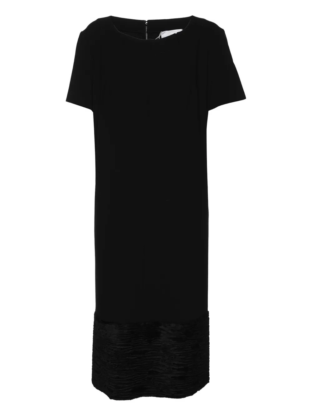 Marina Rinaldi zipped midi dress - Nero
