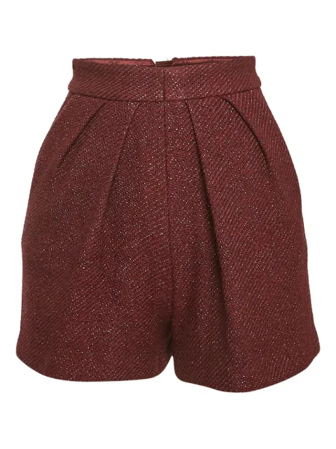 Elisabetta Franchi pleated tailored shorts