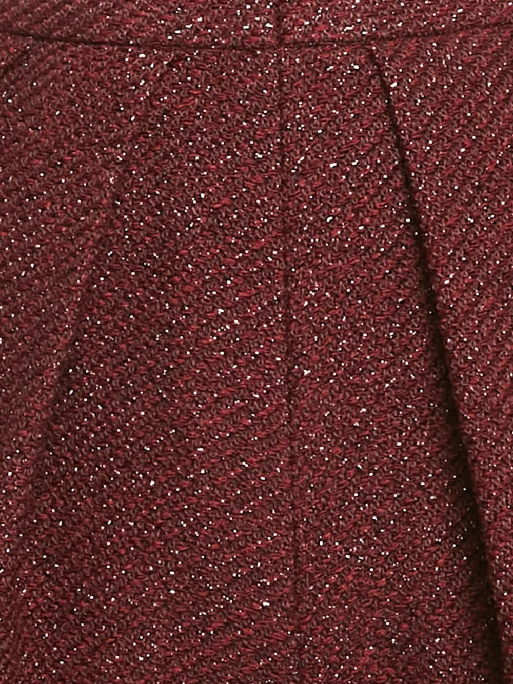 Elisabetta Franchi pleated tailored shorts - Rood