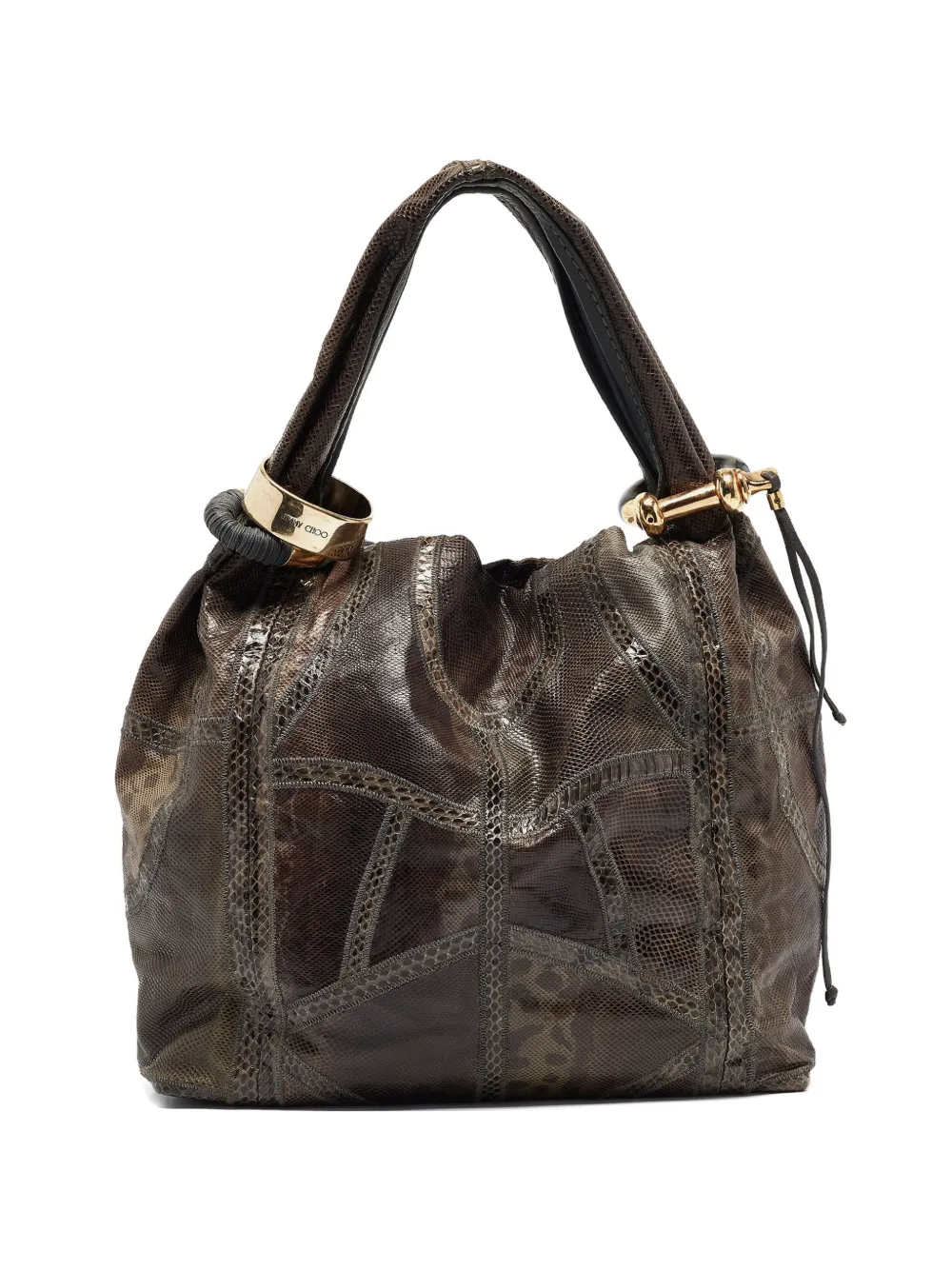 Jimmy Choo Pre-Owned Saba hobo tote bag - Marrone