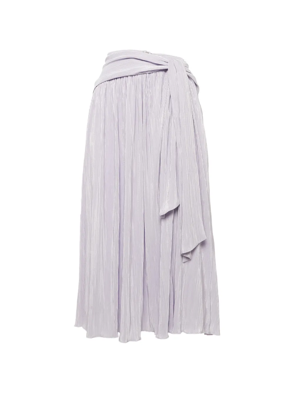 Pre-owned Simkhai Lurex Knotted Skirt In Purple