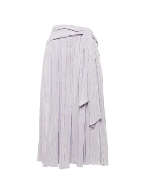Simkhai lurex knotted skirt