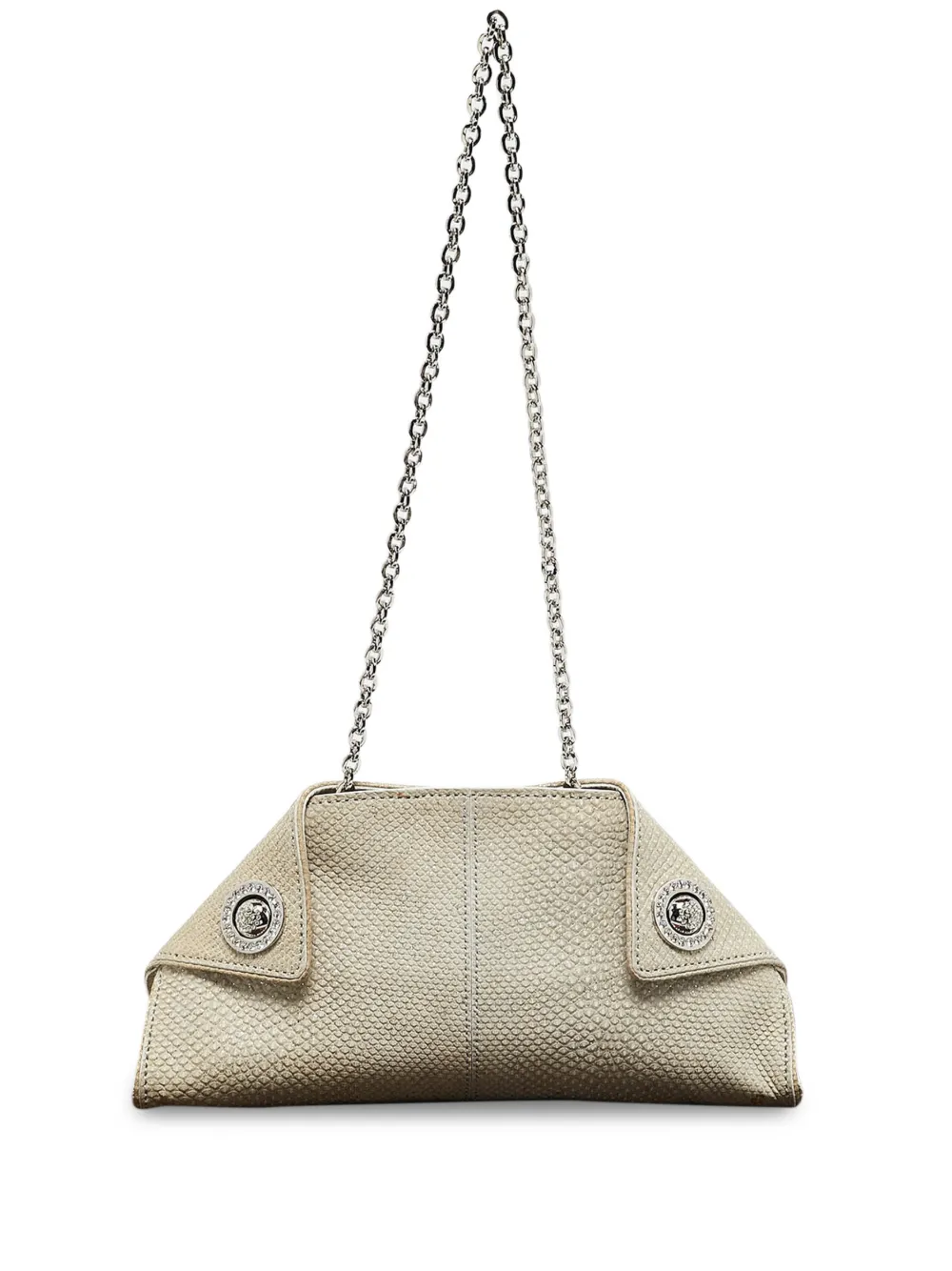 Tod's Shimmer Lizard Girelli cross body bag - Toni neutri