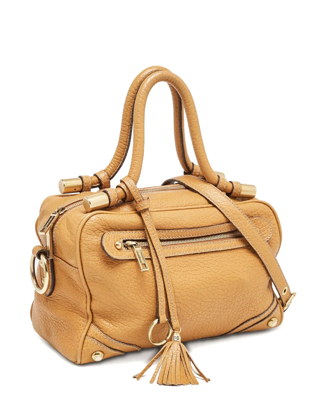 Dolce & Gabbana Pre-Owned top-handle leather satchel bag - Toni neutri