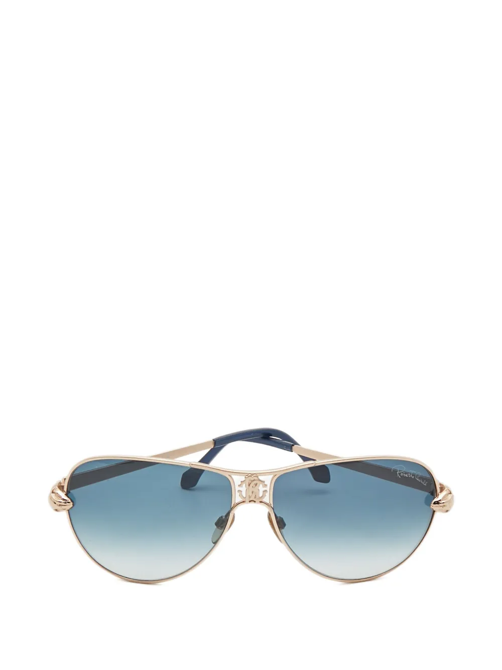 Roberto Cavalli Occhiali da sole effetto sfumato anni 1990 - Blu