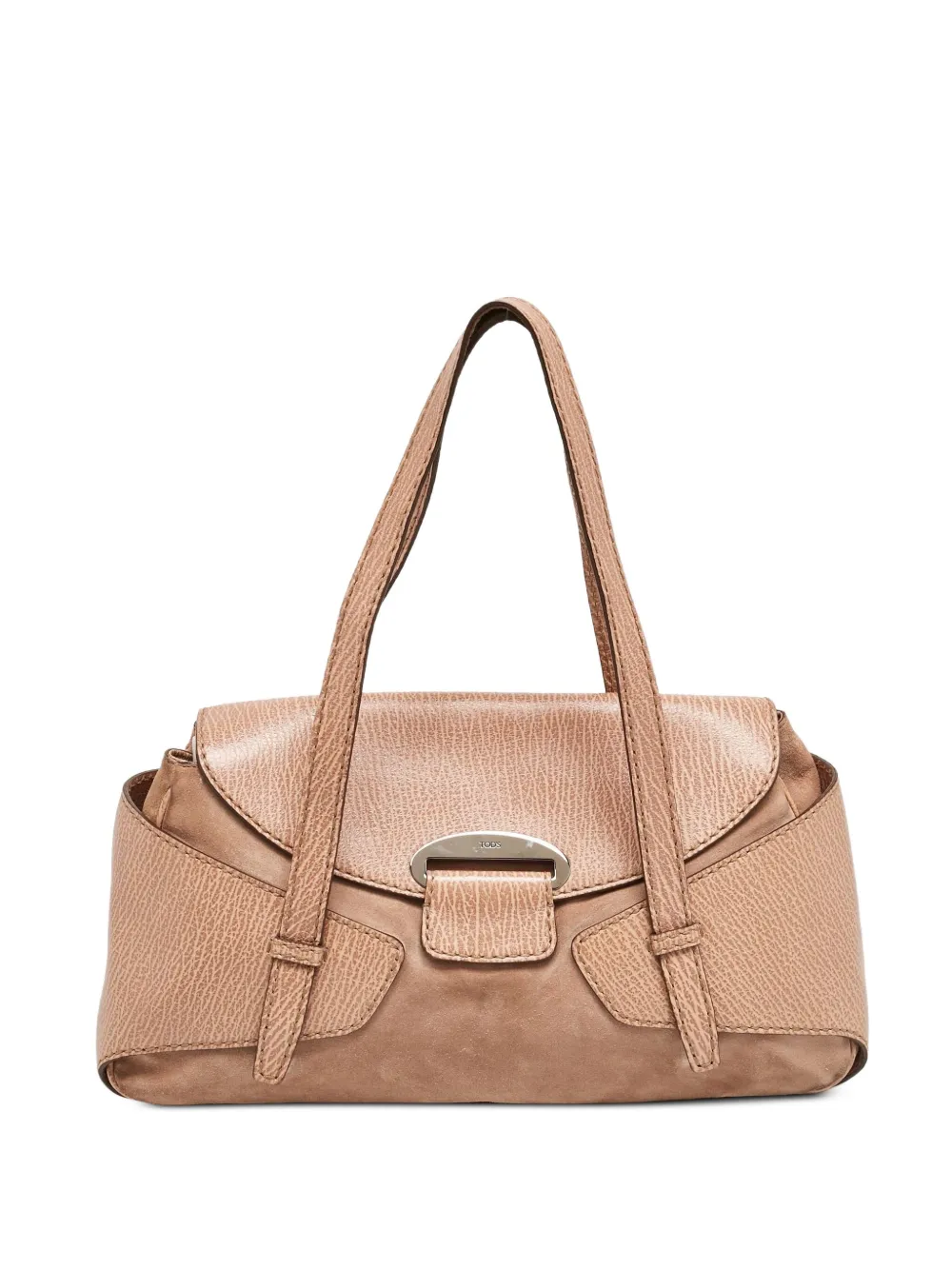 Pre-owned Tod's 2000s Leather Shoulder Bag In Brown