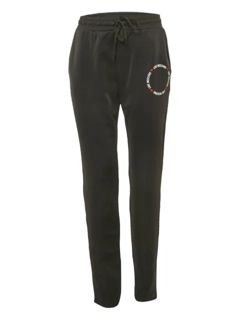 Love Moschino 2020s logo-print jersey trousers