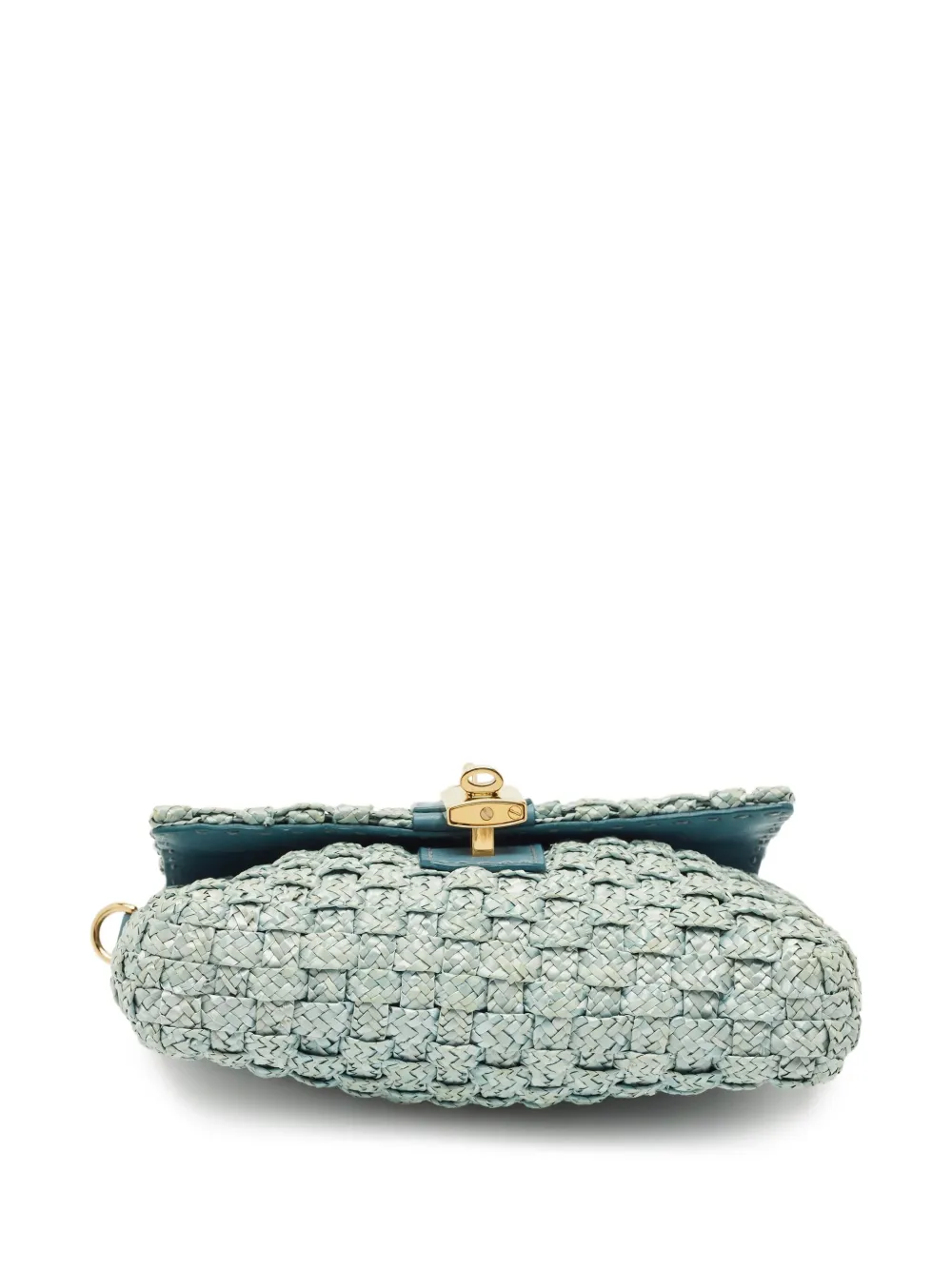 DOLCE & GABBANA Pre-owned Padlock-detail Shoulder Bag In Blue