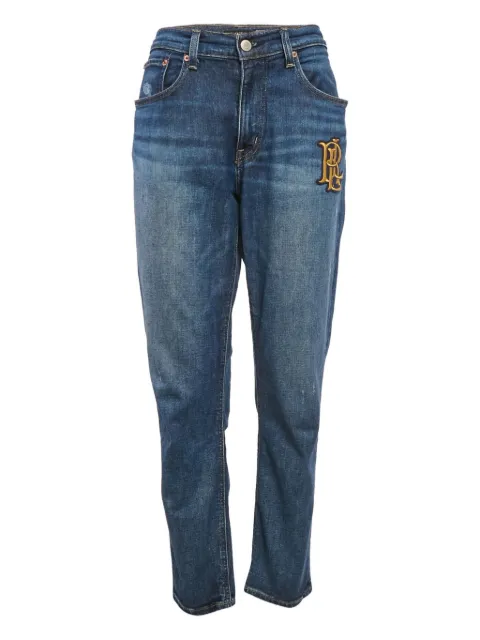 Lauren Ralph Lauren logo-embroidered jeans
