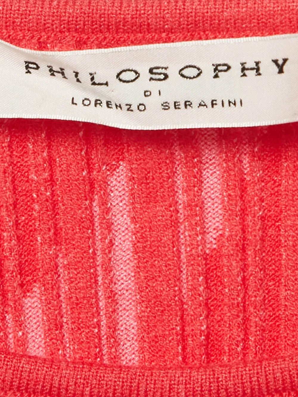 Pre-owned Philosophy Di Lorenzo Serafini 2021 Ribbed Knit Jumpsuit In Pink