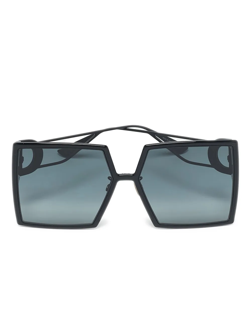 Christian Dior Pre-Owned Occhiali da sole squadrati anni 2020 - Nero