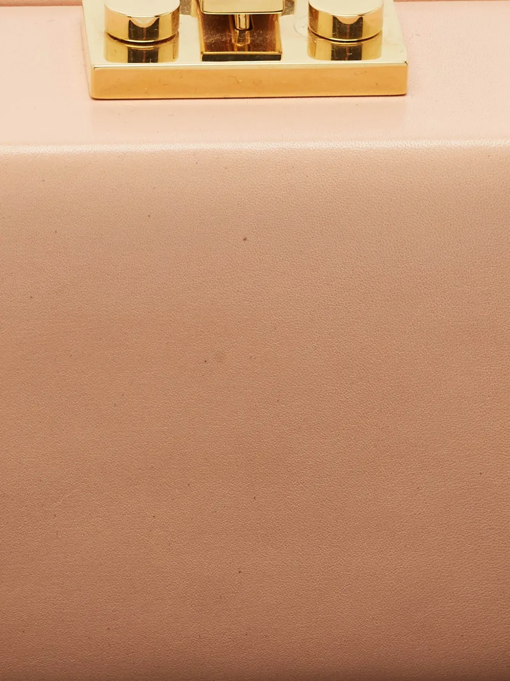 Pre-owned Saint Laurent Leather Clutch Bag In Neutral