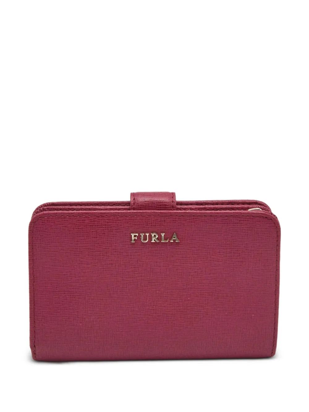 Pre-owned Furla Babylon Leather Wallet In Pink