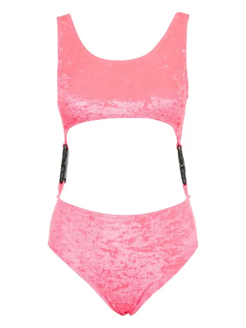 GCDS cut-out buckle-detail swimsuit