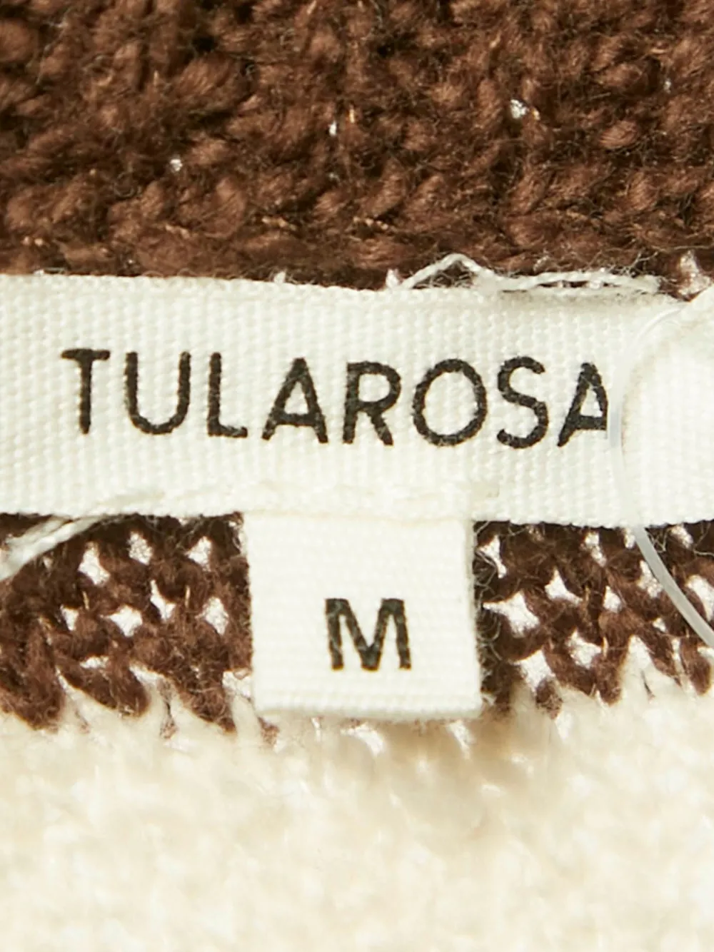 TULAROSA Pre-owned Kaely Striped Ruffle Maxi Skirt In Brown