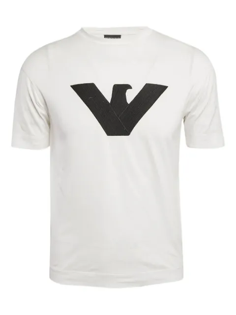 Armani Vintage playera con águila bordada 2022