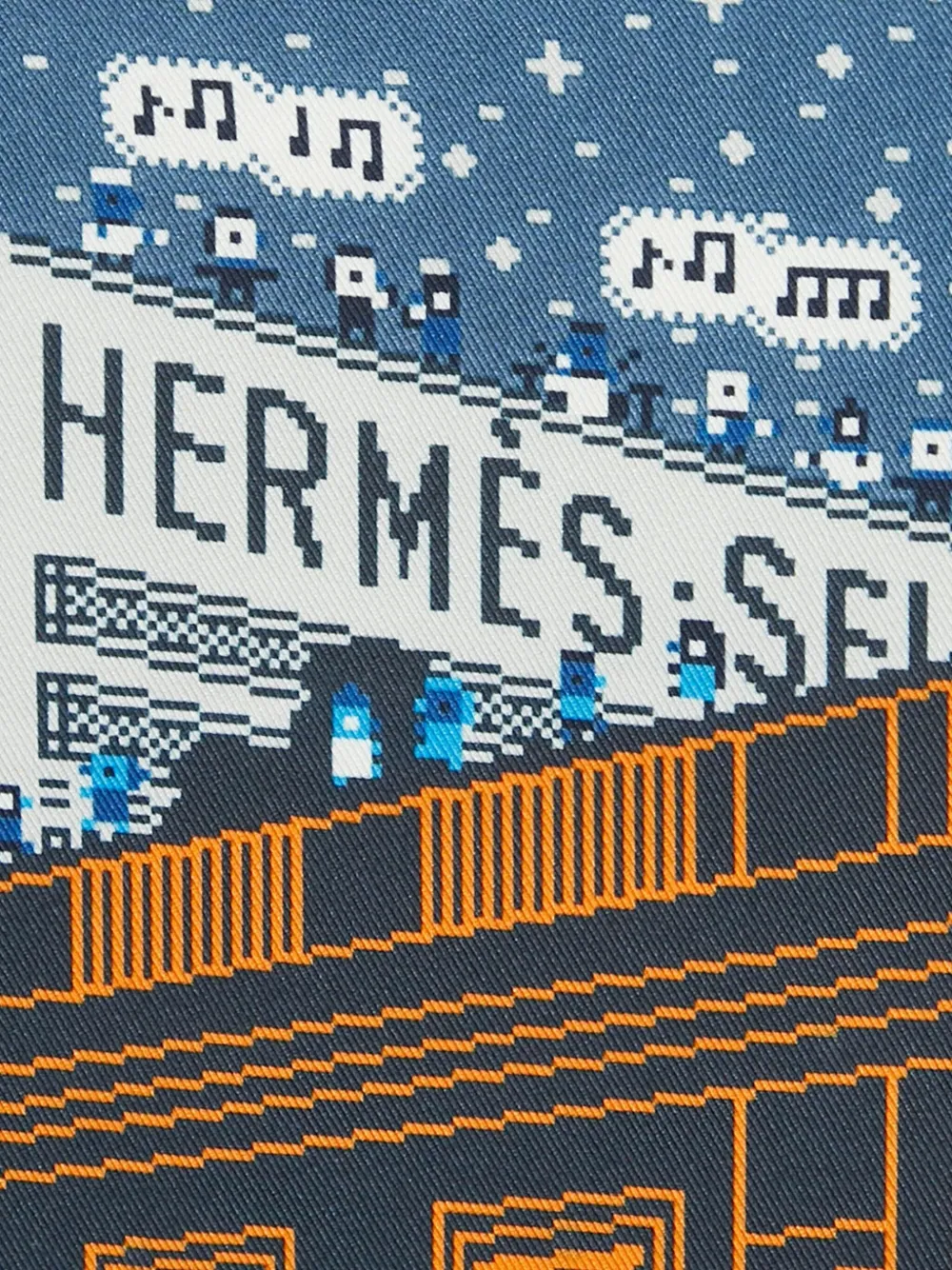 Hermès Pre-Owned Faubourg Party pocket square | Image 2