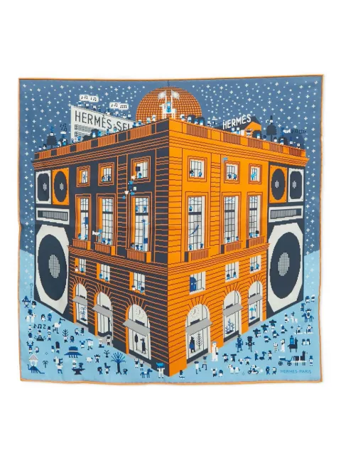 Hermès Pre-Owned Faubourg Party pocket square