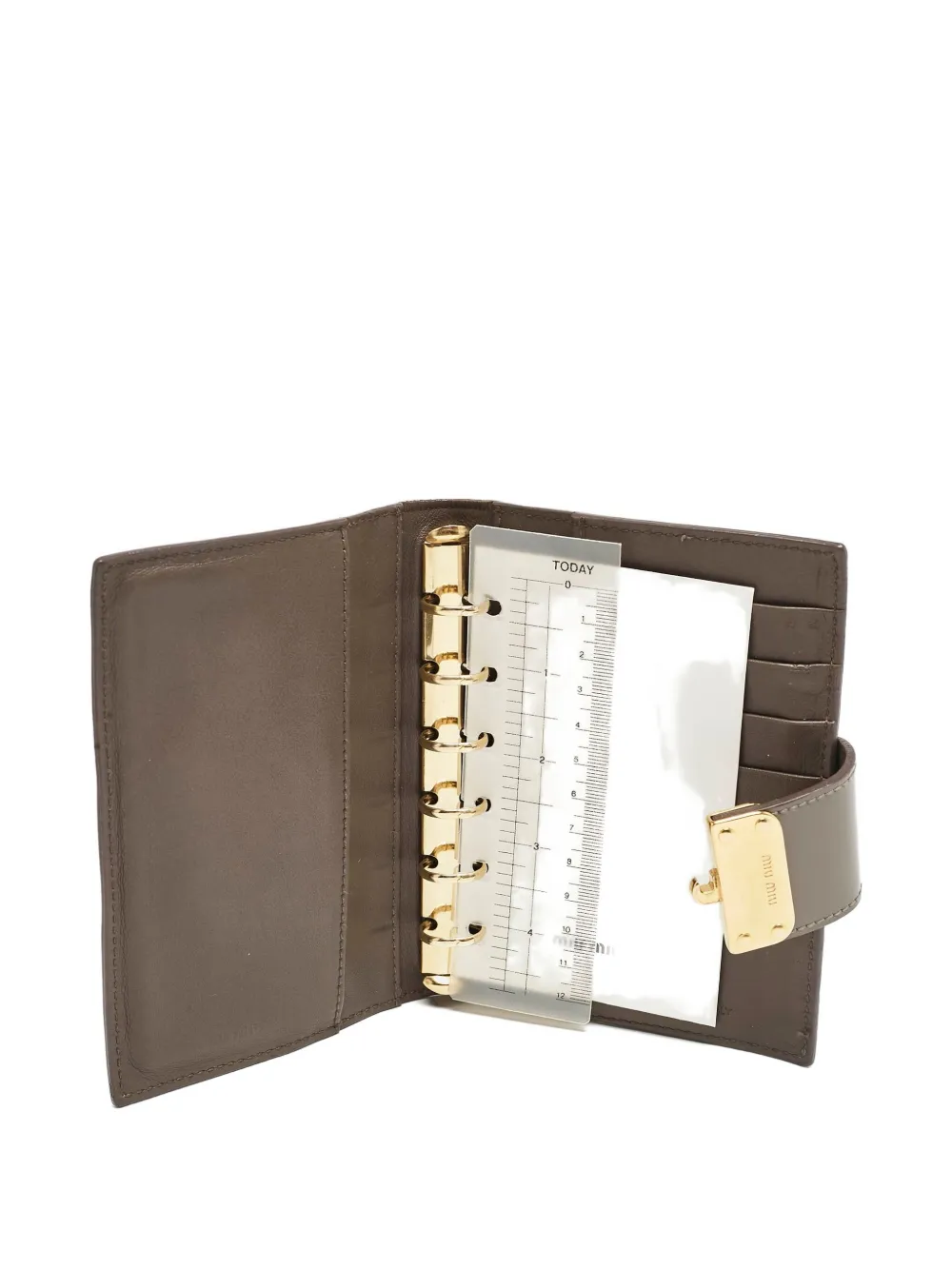 Pre-owned Miu Miu 1149252 Grey In Gray