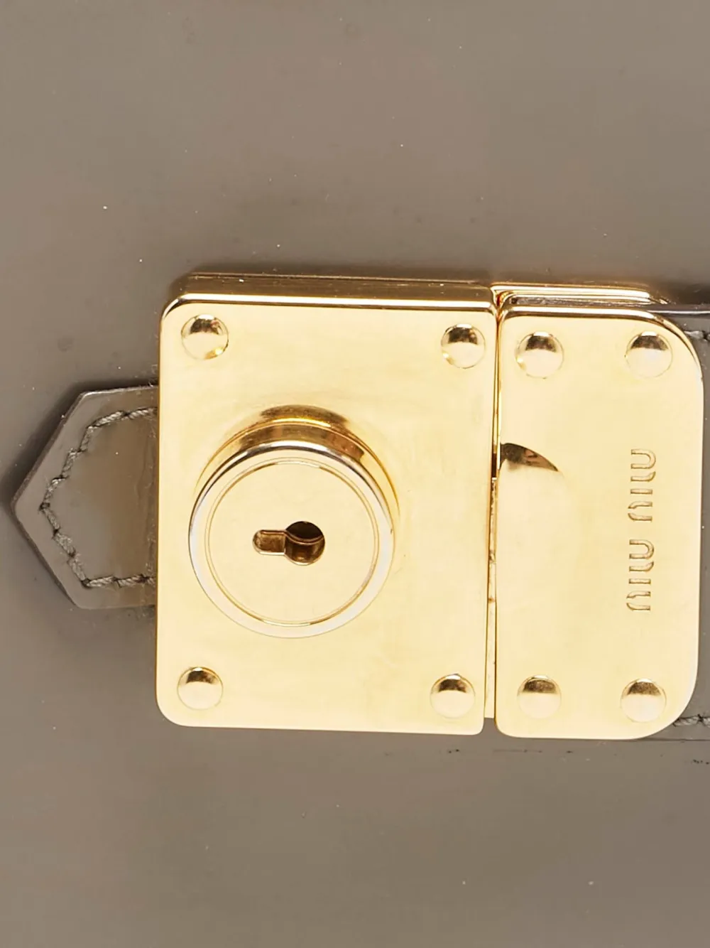 Pre-owned Miu Miu 1149252 Grey In Gray